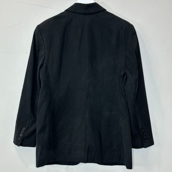 Everlane The 80's Blazer in Black 3 Button Front Long Sleeve Women's Size 00 NWT - Picture 4 of 11